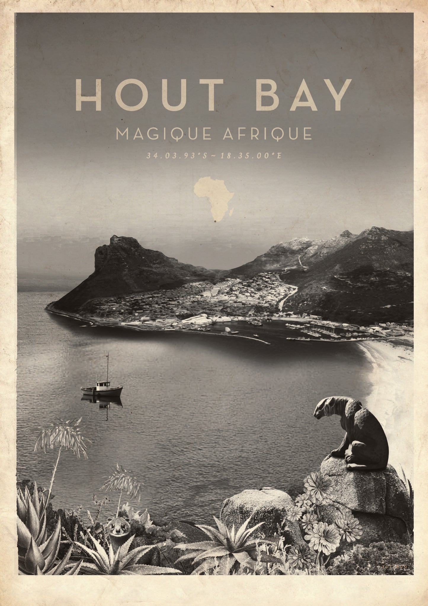 Magique Afrique Local  Greyscale (Hout Bay)