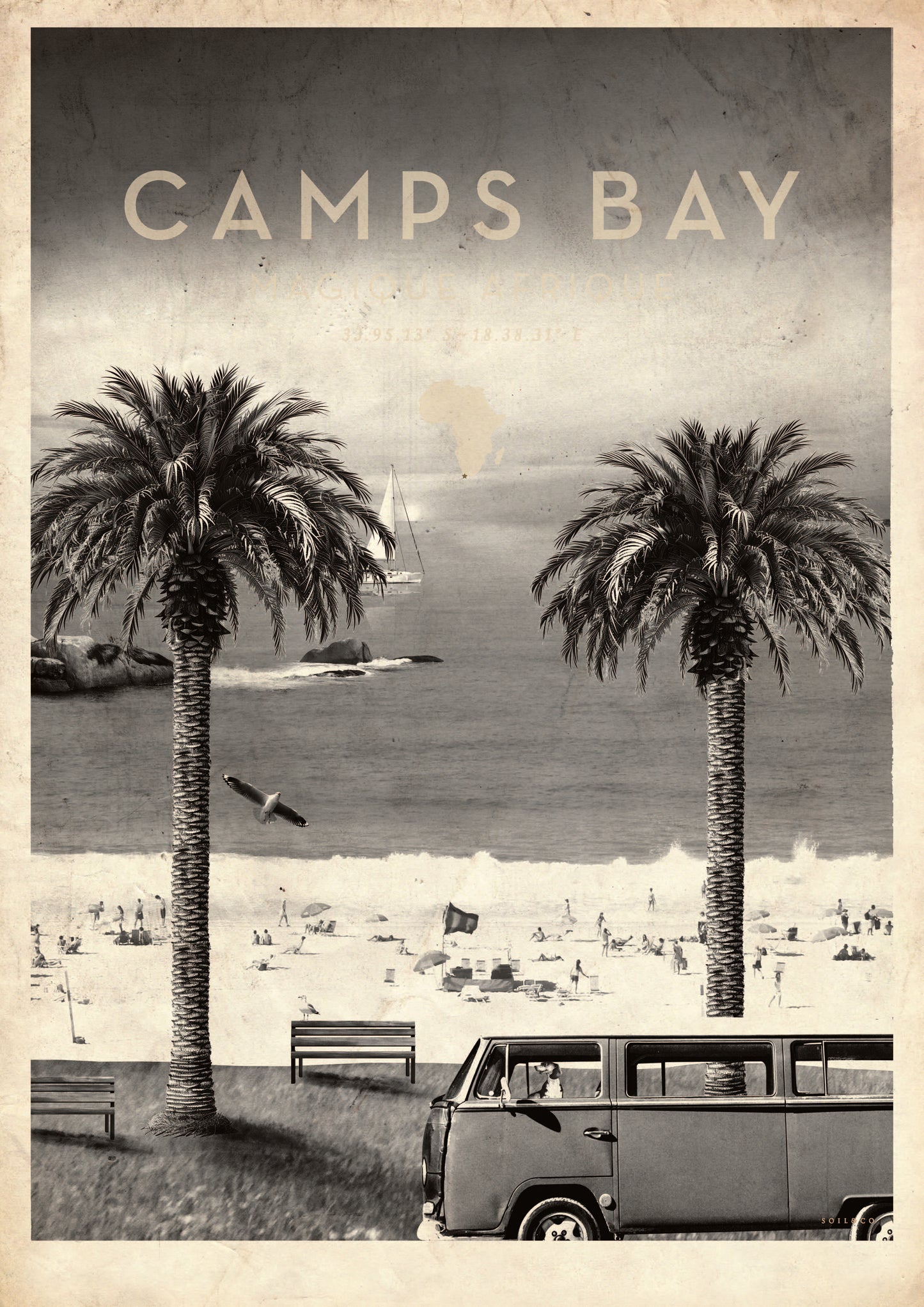 Magique Afrique Local  Greyscale (Camps Bay)